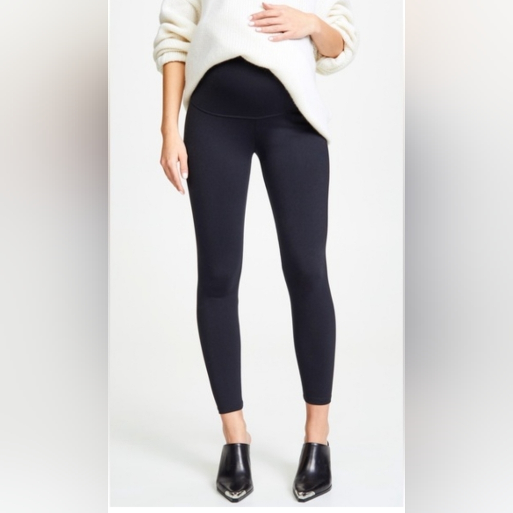 David Lener Maternity Leggings Size Small Color Black - Picture 1 of 12